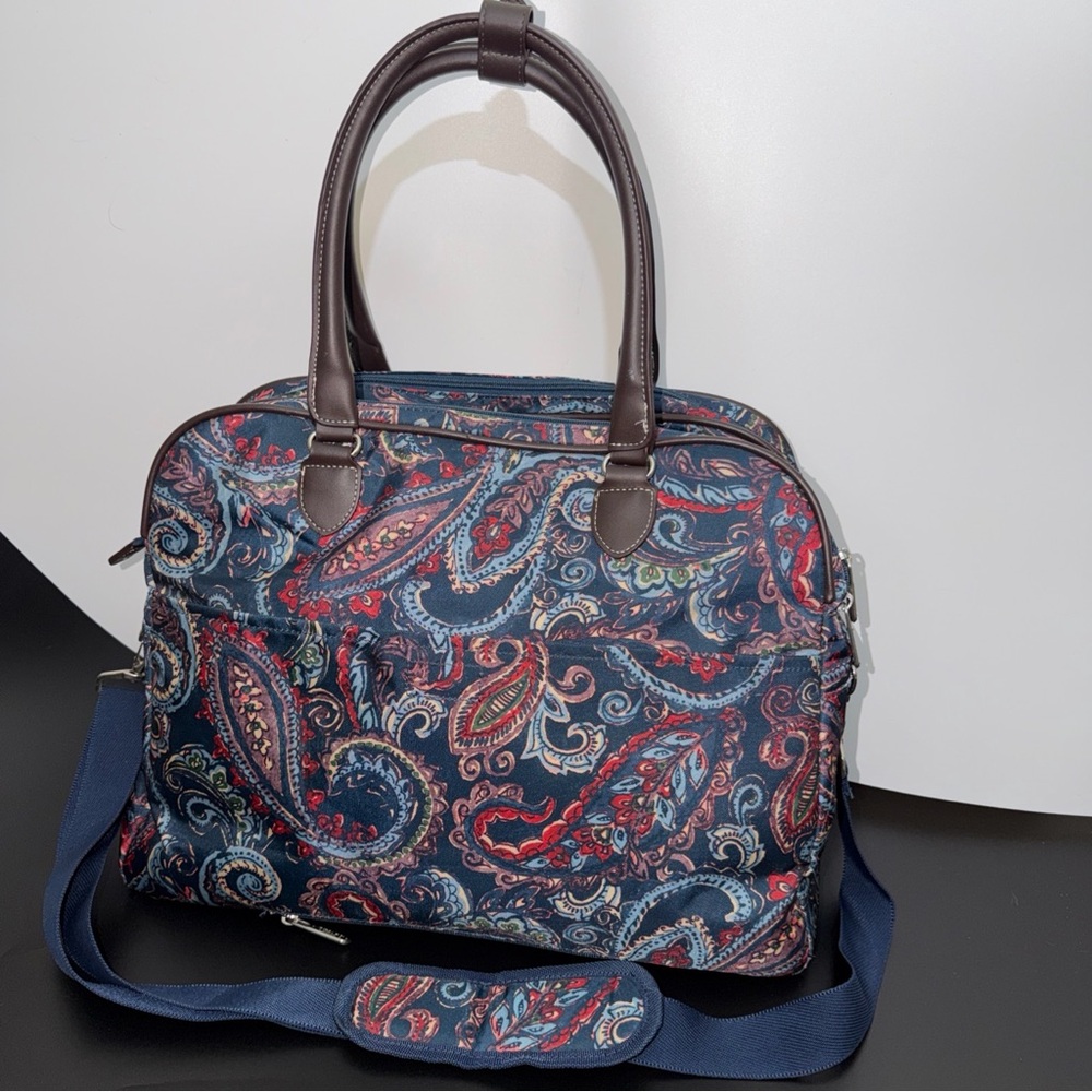 Chaps Ralph Lauren Richmond Park Mountain Paisley Carry-On Travel Bag